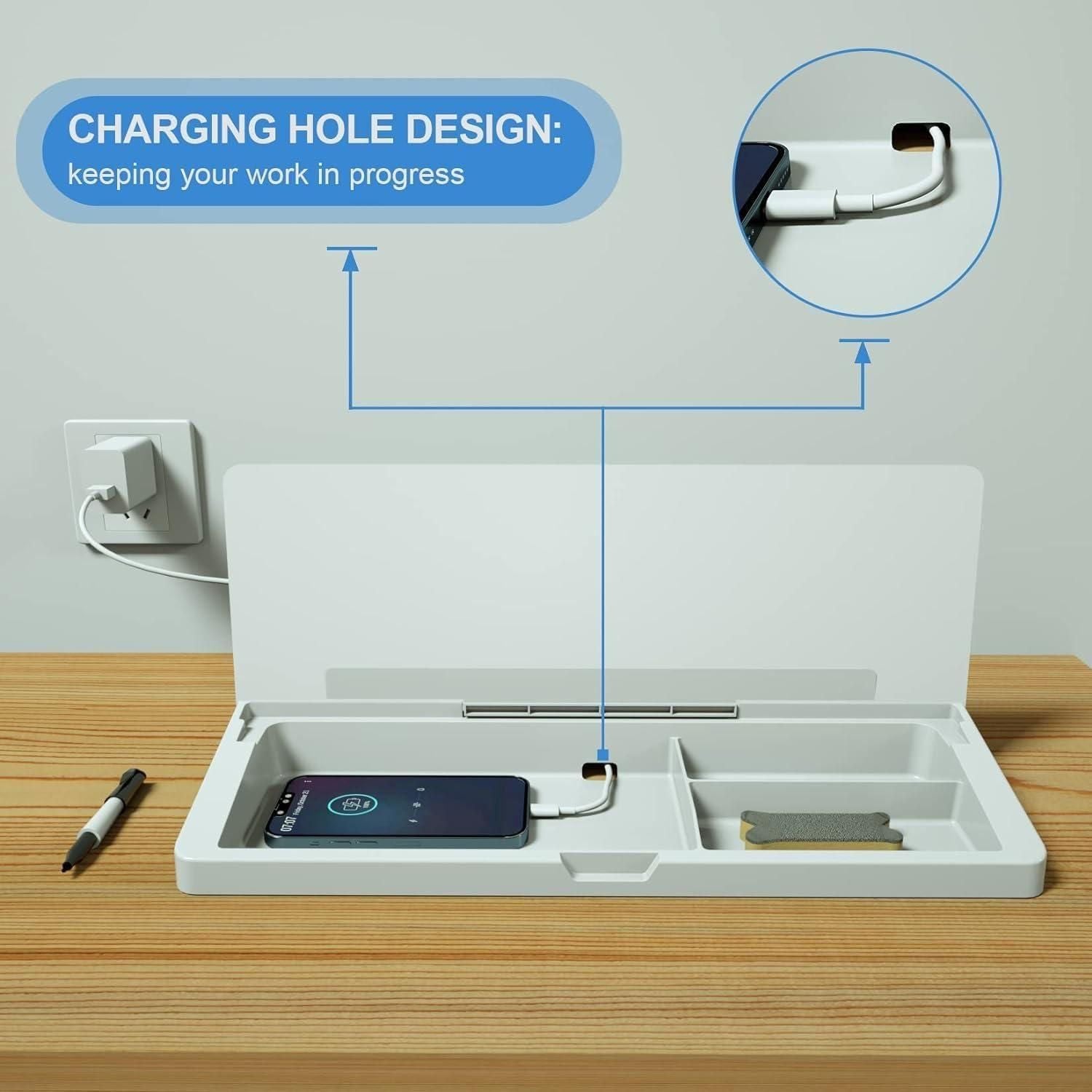 4-in-1 Storage Desk Board